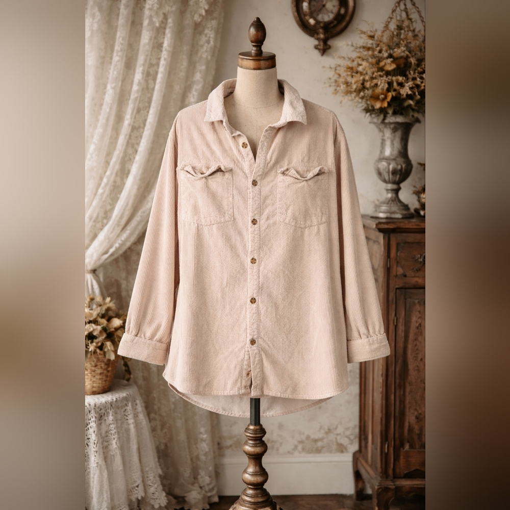 ROXY Corduroy Shacket – Women’s Size Large